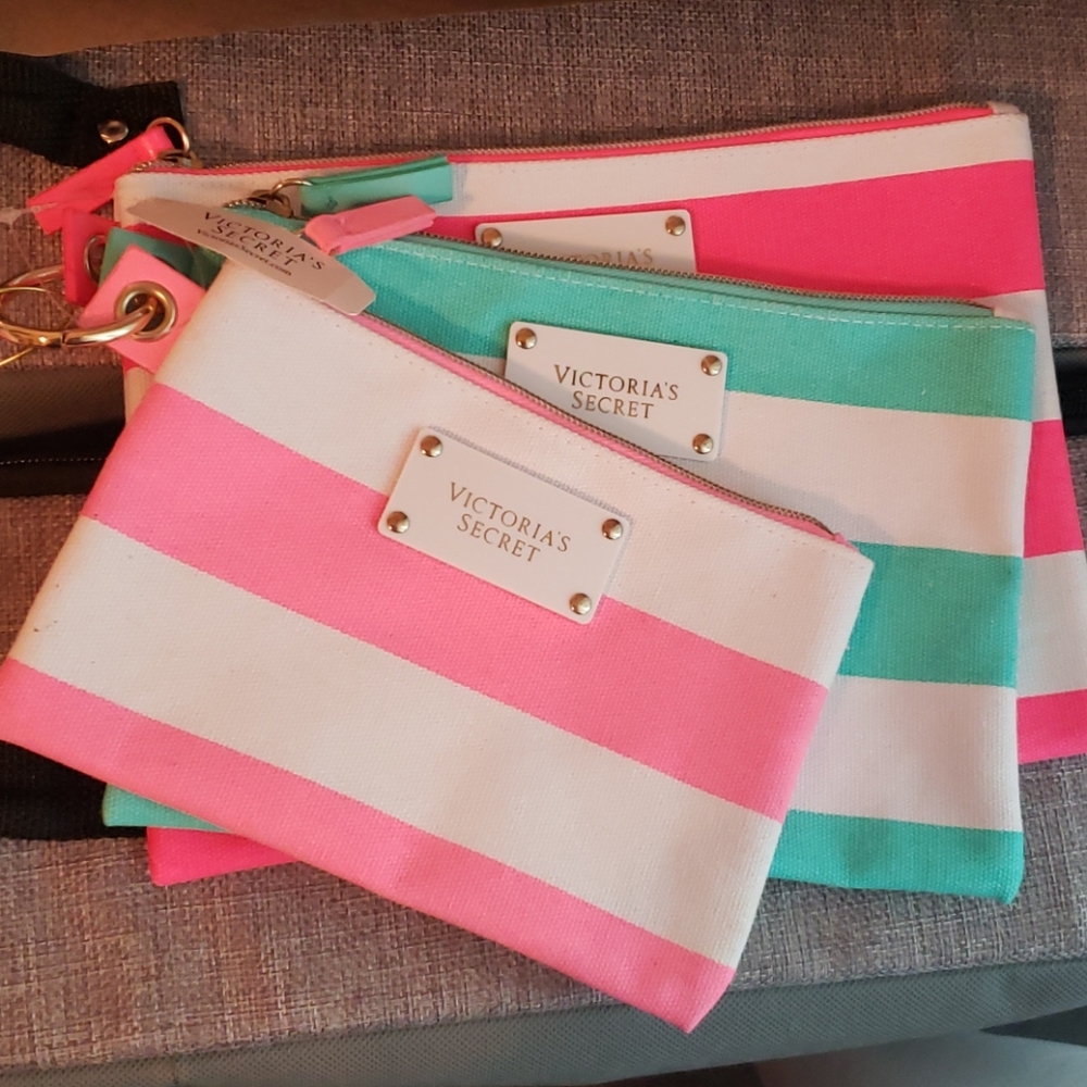 Victoria's Secret makeup bag trio